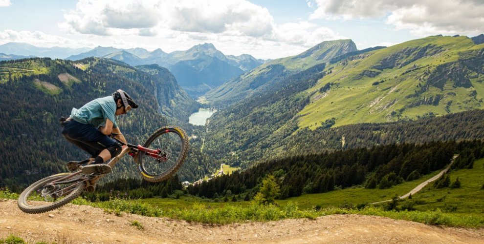 Panoramic Chatel mtb trail