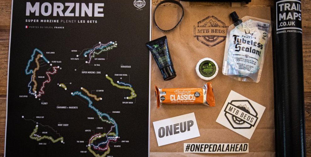 A free holiday welcome pack from our partners at trail maps, peaty's fox.