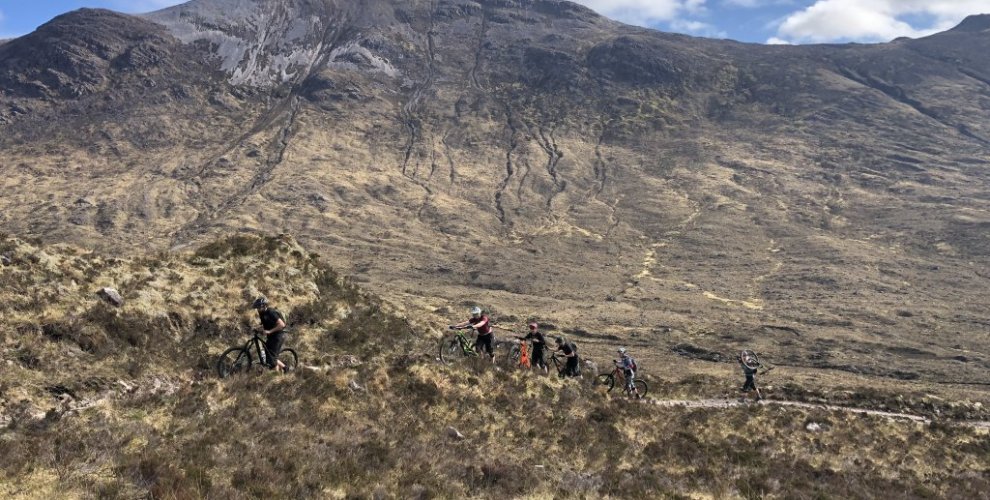 Mountain Biking in Torridon, Scotland