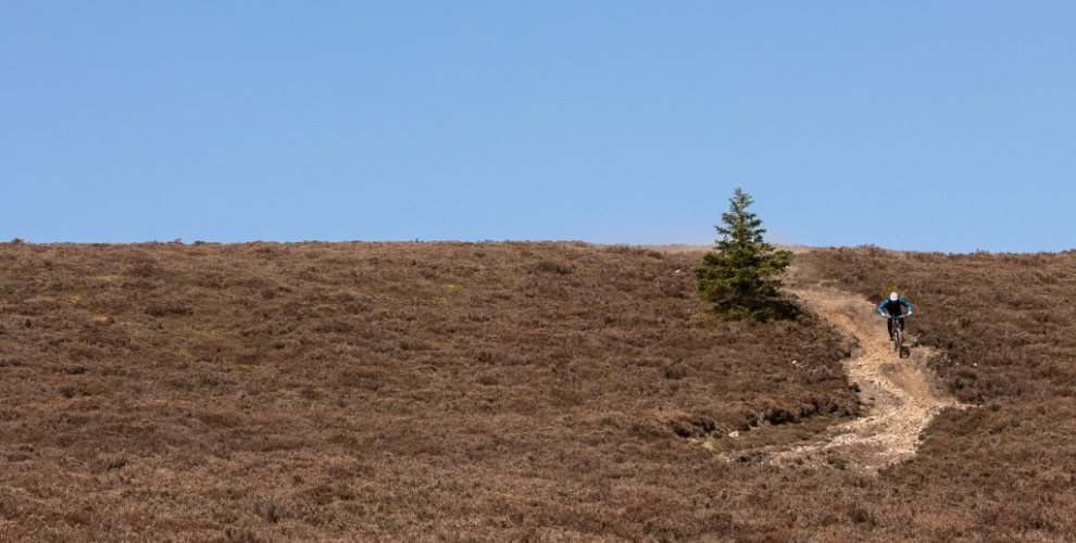 Mountain Biking at The Golfie in Scotland