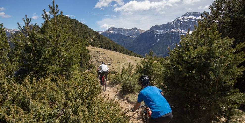 High pyrenees mountain biking - France