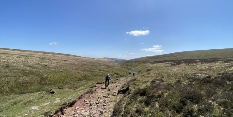 MTB descents in Brecon Beacons