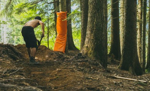 trail work on le pleney