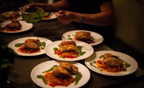 local produce being served in finale ligure