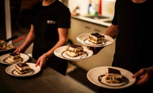 Tiramisu for desert in finale ligure 