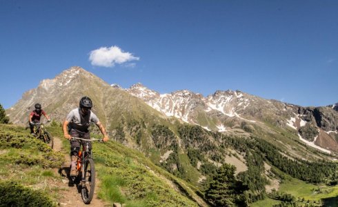 Epic singletrack in Pila Vallee D'aosta