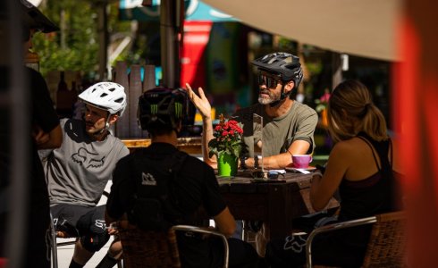 coffee in Morzine