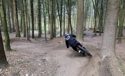 berms at windhill bikepark