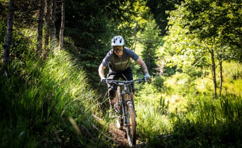 mountain bike ride in Samoens