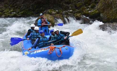 How much is the white water rafting in Morzine?