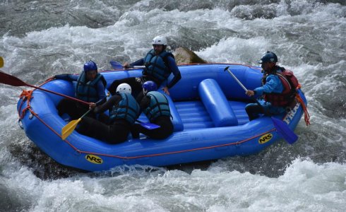 Where is the wihte water rafting in Morzine - MTB Beds