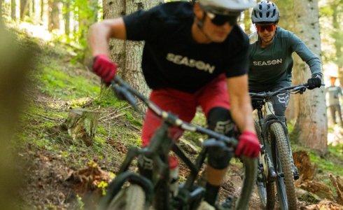 Riding in Morzine