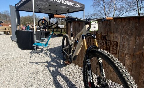 Specialized stumpjumper at bike park Wales