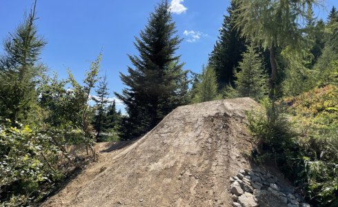 Les Gets jump trail