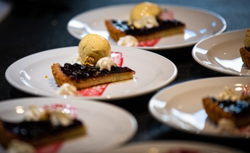 Dessert on Cycling Holiday in Morzine