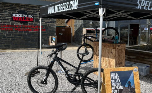 Pit Setup at Bike Park Wales