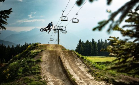 Avoriaz bike park big jump