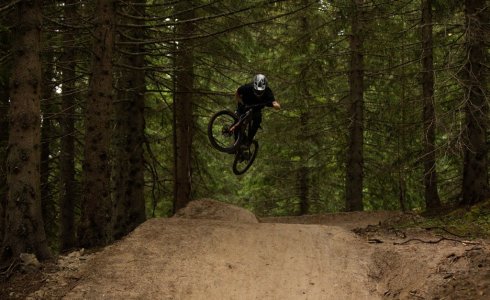 Les gets bike park map