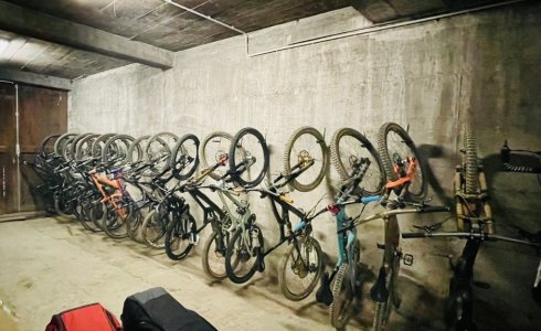 Morzine hotel secure bike storage