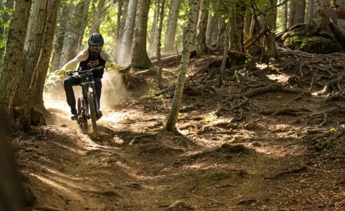 Morzine bike park off piste