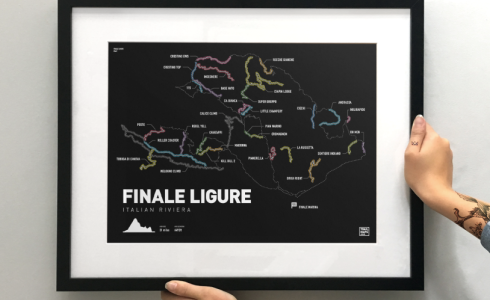 trail map of finale ligure