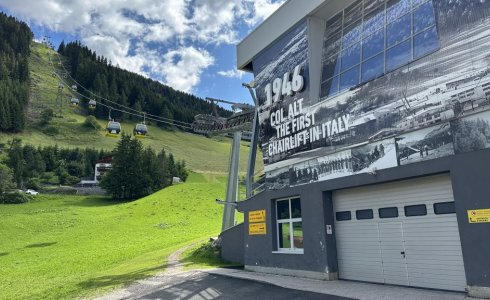 chairlifts in the Dolomites