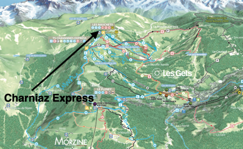 Morzine trail map summer