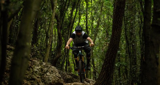 finale ligure is famous for technical mountain bike trails