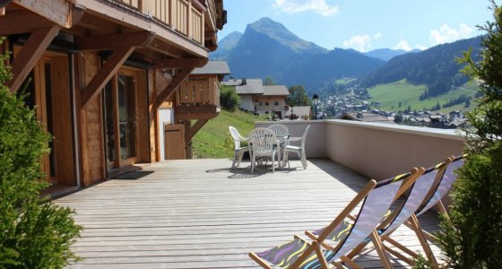 mtb friendly accom huge balcony morzine