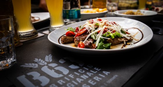 steak best in aosta MTB Beds welcome dinner