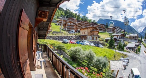 balcony view of super morzine