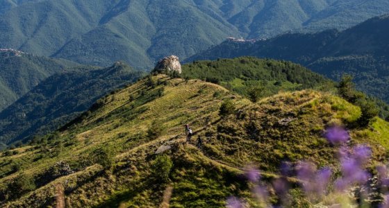 Ridgelines in the Molini backcountry