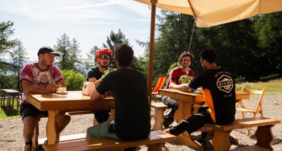 Coffee stop Italy E-Bike tour Molini