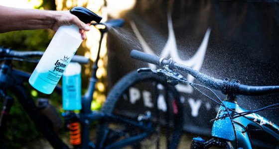 Bike wash at MTB Beds