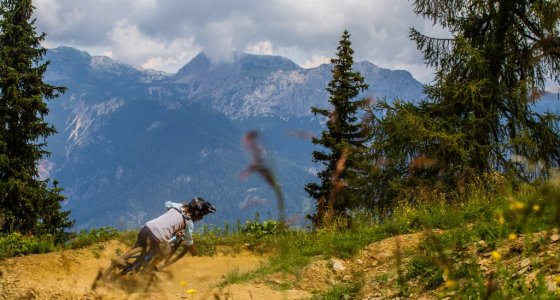 Laps in Schladming bike park