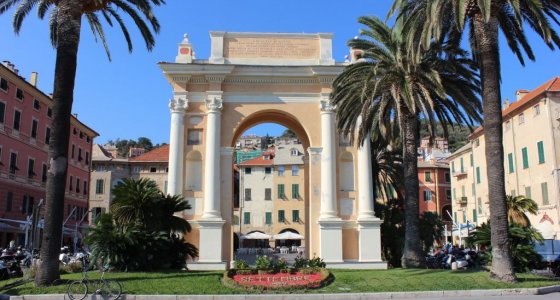 Finale Ligure town square