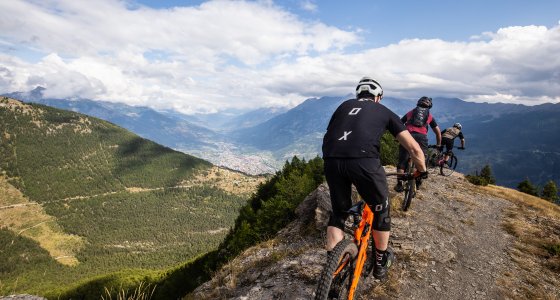 Ridgline Singletack in Aosta - MTB Beds