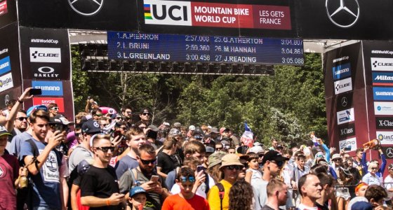 Fans at the Les Gets World Championships