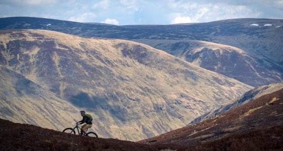 hike a bike in the cairngorms