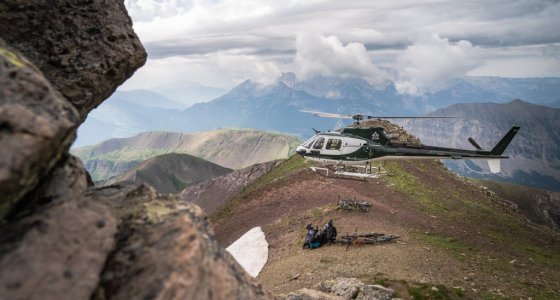 Mountain biking in the high Pyrenees