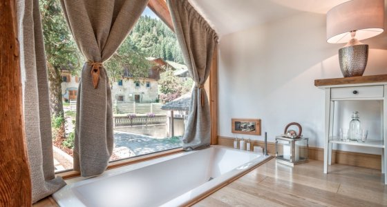 high end MTB accommodation Morzine