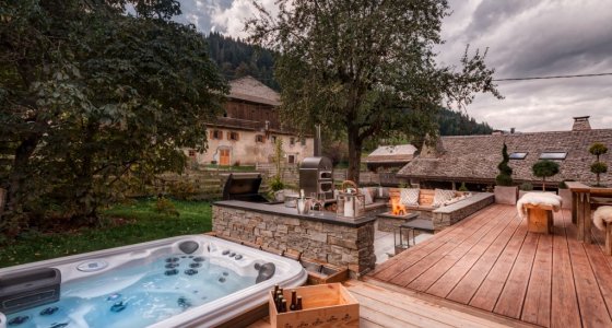 high end MTB accommodation Morzine