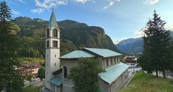 Dolomites church