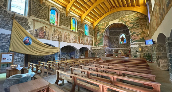 Dolomites mtb church