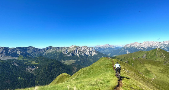 Dolomites mtb ridge