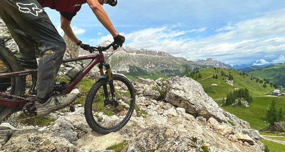 Dolomites mtb rocky