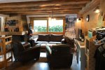 chalet front room in morzine