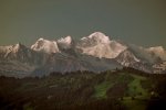 mont blanc morning