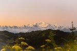 mont blanc from les gets