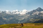 EWS track Lupin in La Thuile with glacier